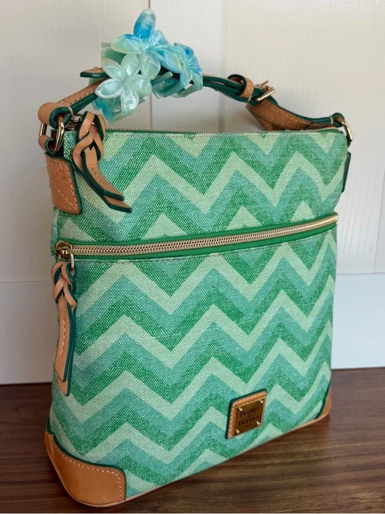 Dooney Bourke Chevron Crossbody Bag - Picture 3 of 10